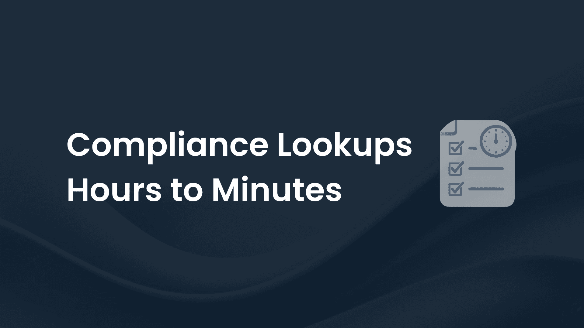 How a Tier-1 Bank Cut Compliance Lookups from Hours to Minutes - Without Trading Off Auditability